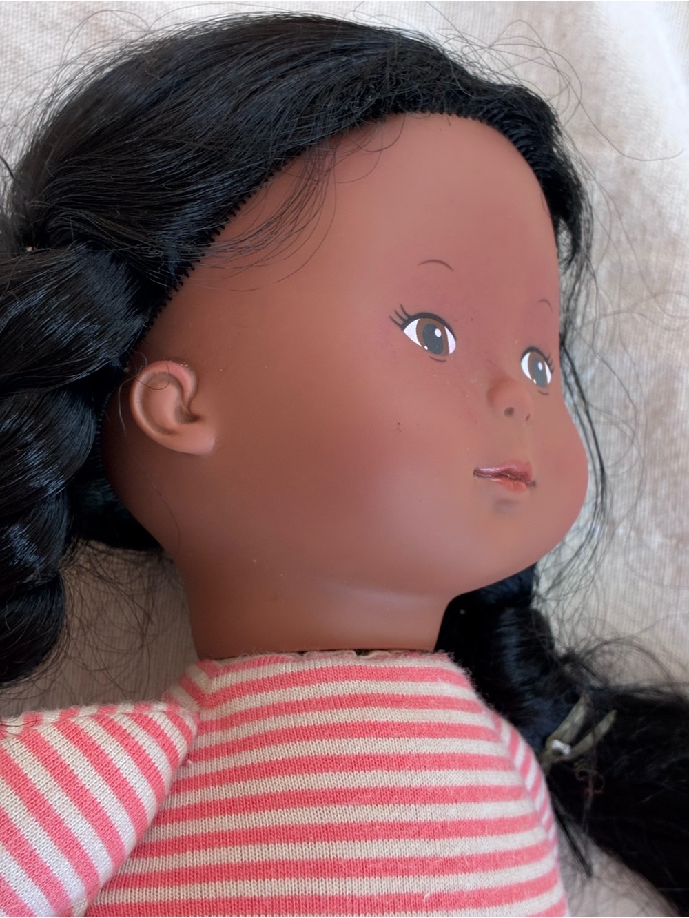 Corolle Soft Body Doll Black African American Brown Melanin Girl Child Toy 2005 - Picture 4 of 7